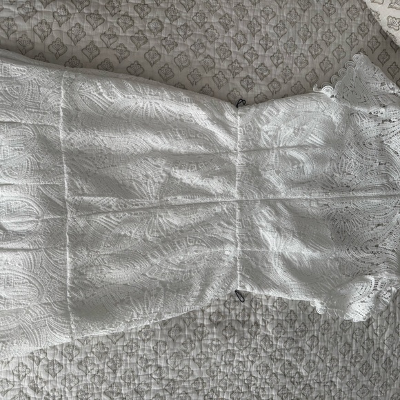 White House Black Market Lace white dress - Picture 9 of 9